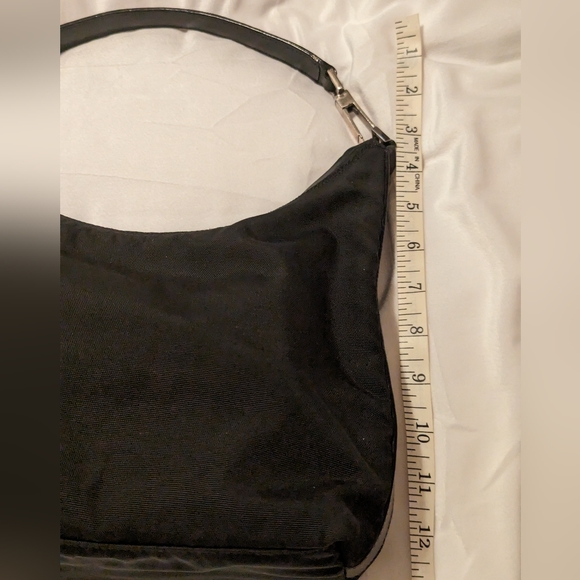 Gucci Nylon Shoulder Purse Handbag Black Vintage VGC with COA - Picture 2 of 16